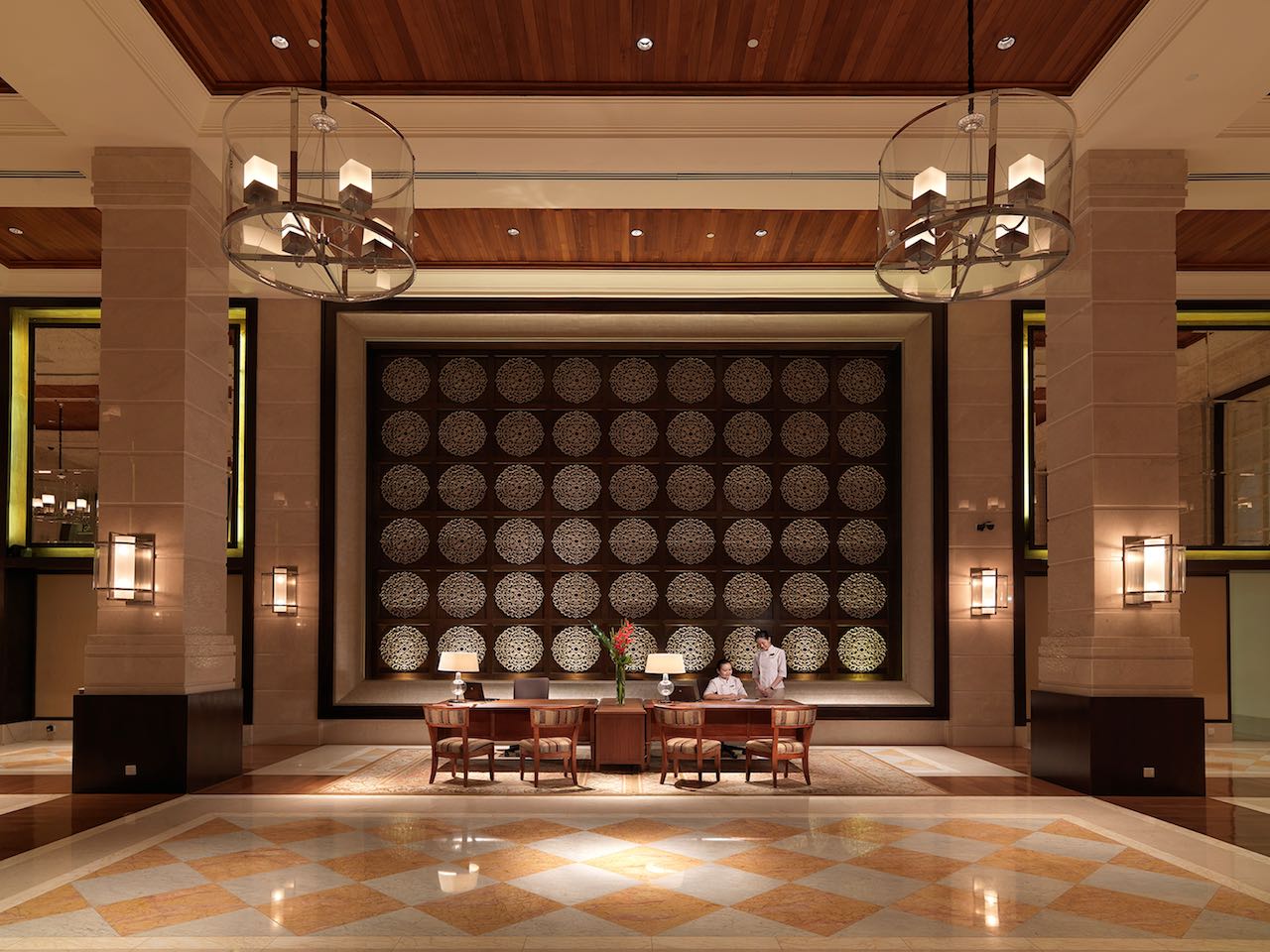 The Danna Langkawi, Malaysia - Grand lobby with high ceiling reflecting the grandeur of the bygone era